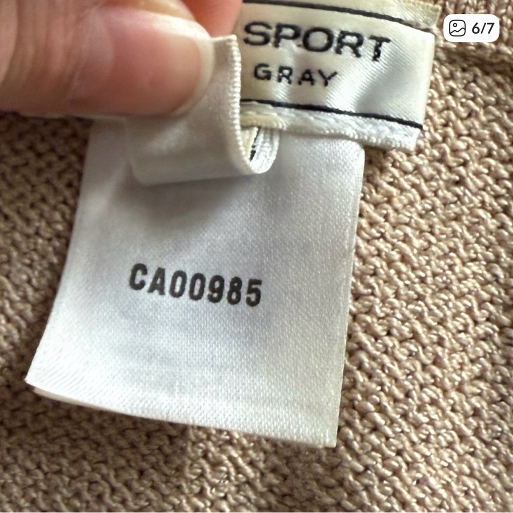 #32 🌷Vintage St. John sport cardigan by Marie gray - wool blend zip sweater- M - Picture 6 of 7